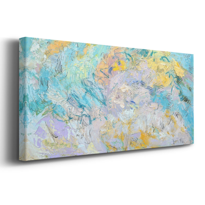 Apprendre à voler - Toile tendue avec châssis - Prêt à accrocher, 12" H x 30" W