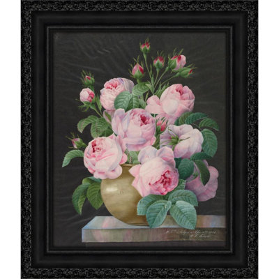 Pink Roses in a Vase (1838)