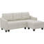 Canapé modulaire en L 2 pièces Cerny-689163006
