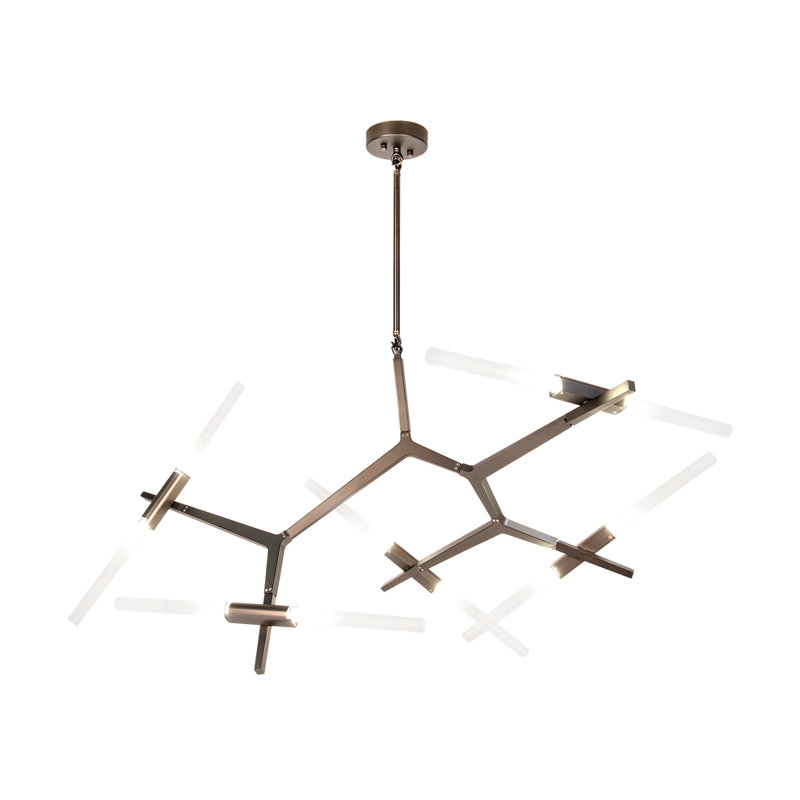 Dejong 10 - Light Sputnik Pendant, Dark Bronze