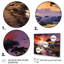 Coucher de soleil africain sur un Serengeti sur toile-305953164-305953157