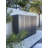 Biohort Equipment Locker 230 7.5' x 2.7' x 6' Water Resistant Metal Tool Shed with Lock and Floor Kit-109483546