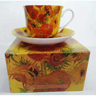 Weidman Bone China Cappuccino Cup and Saucer