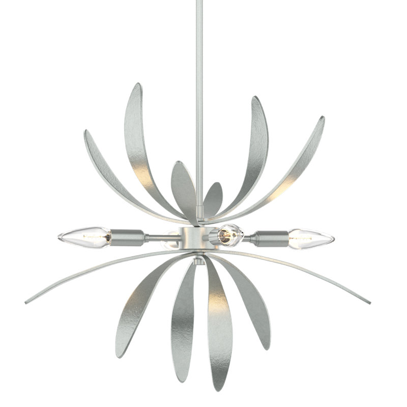 Dahlia 4 - Light Sputnik Chandelier, Vintage Platinum