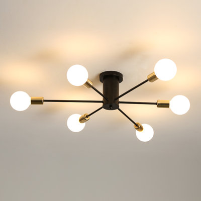 LED-Deckenleuchte 6-flammig Hyler, 67cm