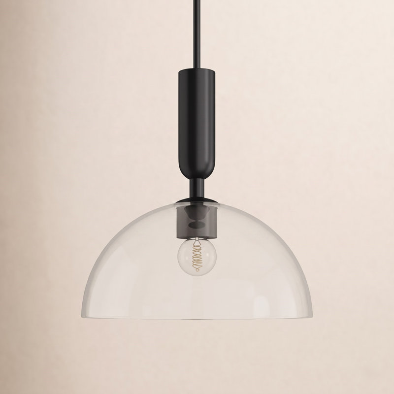 Casoria 1 - Light Single Pendant, Matte Black
