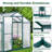 6 X 8 X 6.5 Ft Polycarbonate Walk-in Greenhouse