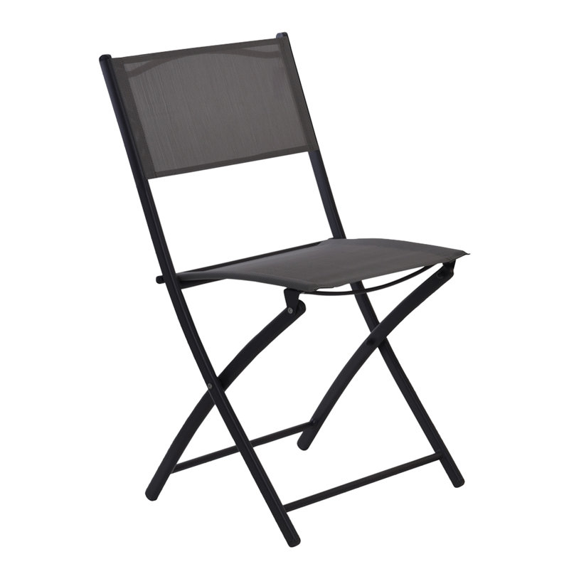 Magno 2 - Person Patio Dining Set with Round Table, Black