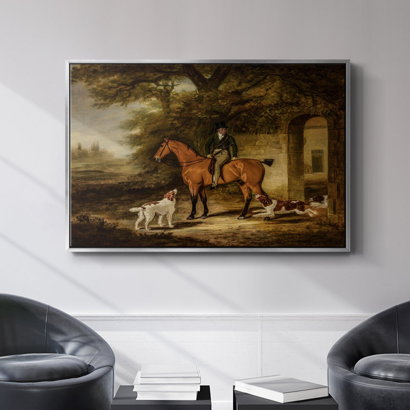 Botanique rétro - Cxx, H 27 po x l 41 po, Toile avec cadre flottant or