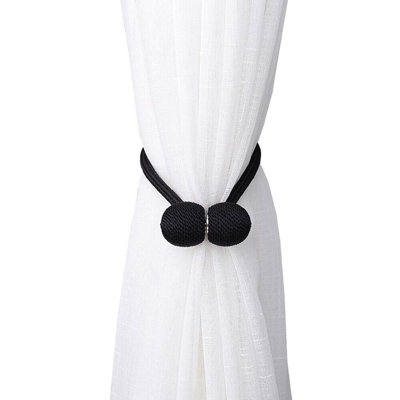 Elegant Magnetic Curtain Tiebacks (Set of 2) 