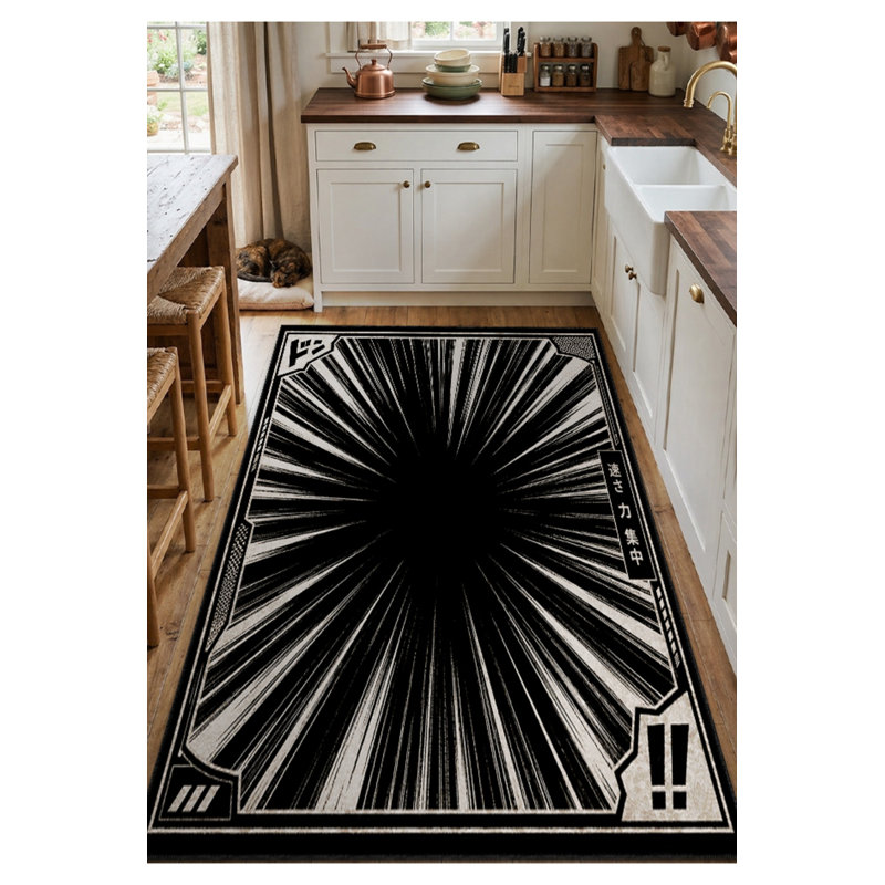 Tapis tissé à la crème Mosso, 3'3" x 9'10"