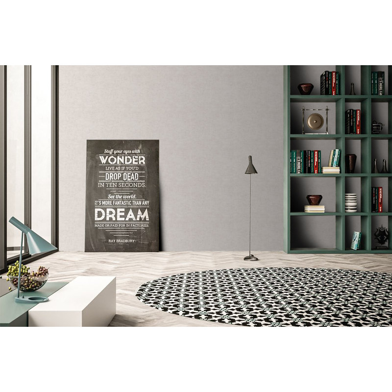 Rouleau de papier peint Mihalis, Crème, L 33 pi x l 21 po