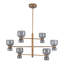 Sutton 36-in Black dimmable LED Chandelier-1946630250-1946630252