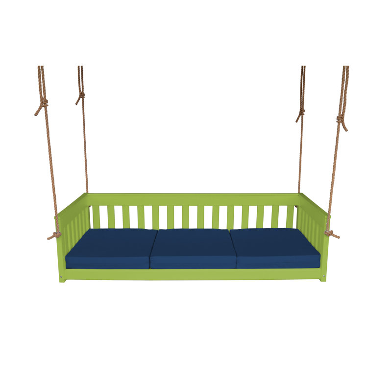 Siège de balançoire Dextra, Bleu marine, Lime tropicale