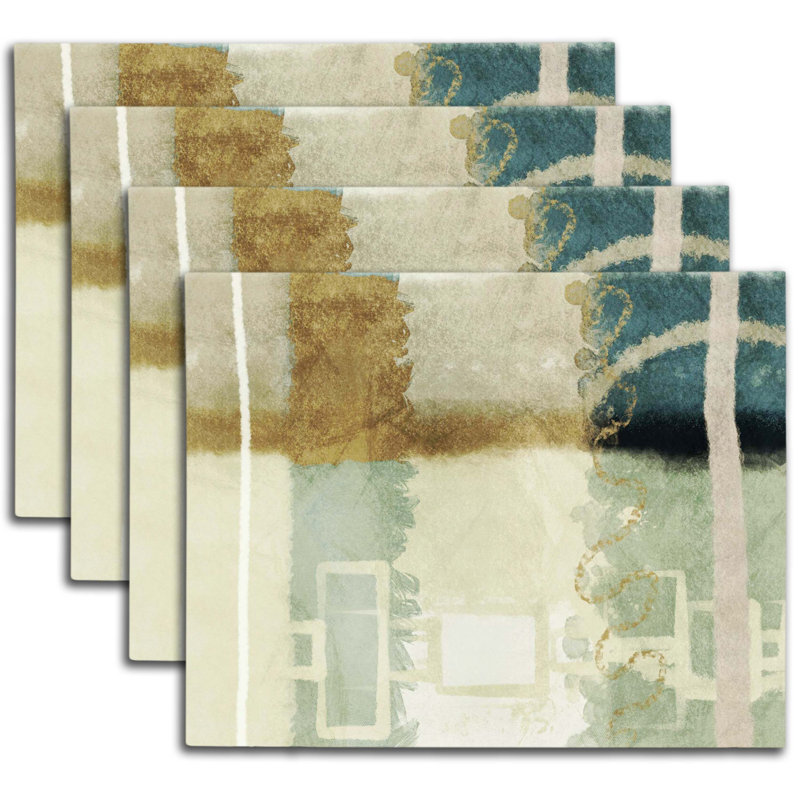 Napperon abstrait en polyester