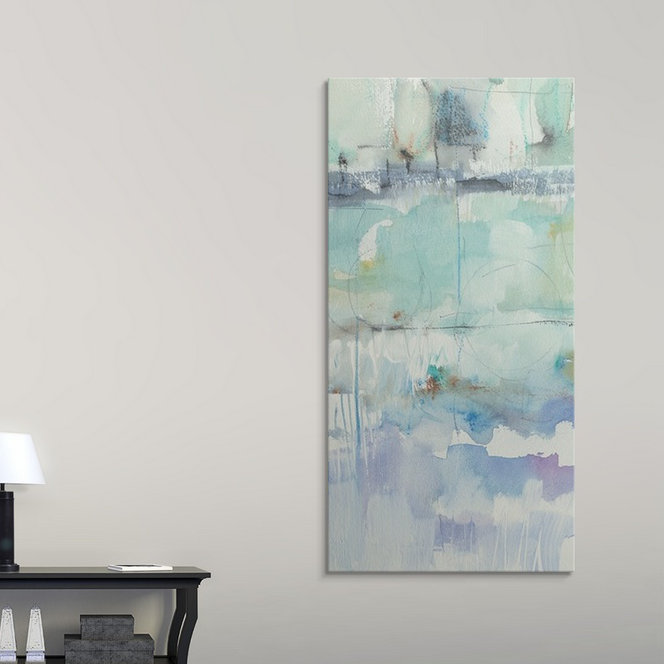 « panel ii » par mike schick, reproduction d’art North Shore, H 24 po x l 12 po x P 1,5 po, Toile