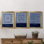 Indigo Tile IV - ensemble de 3 impressions sur toile encadrées-1091233993-1091234039