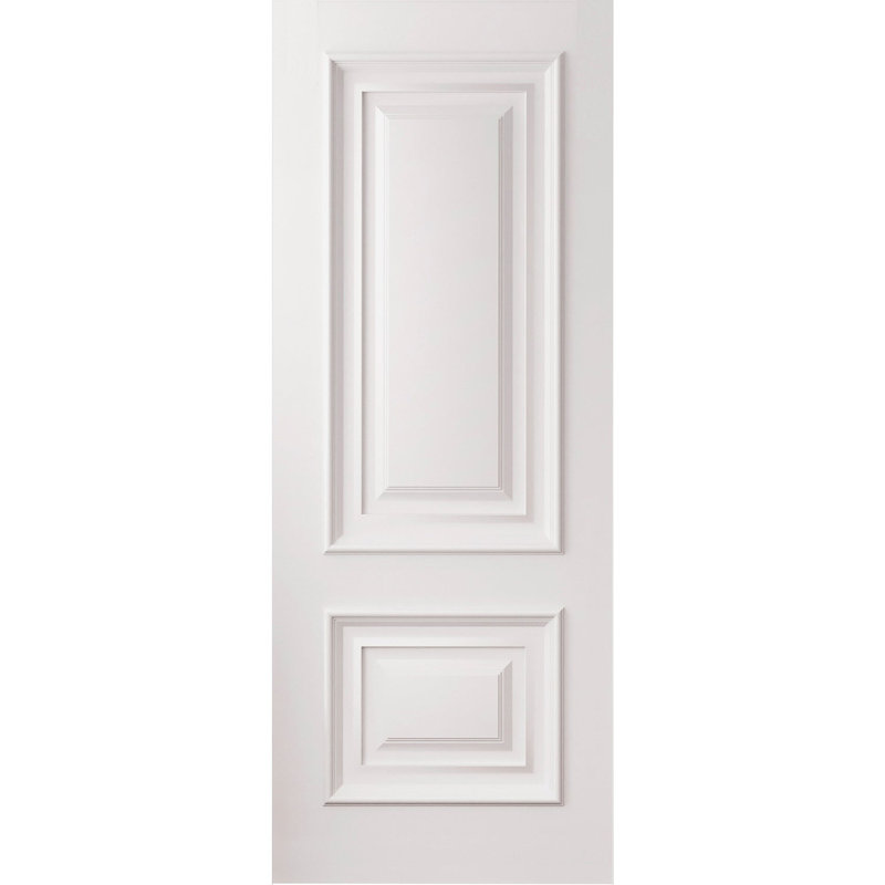 Panneau de porte à dalle | Émail blanc IMPERial 1822 | Portes de salle de bain et de chambre à coucher, 18 po x 96 po