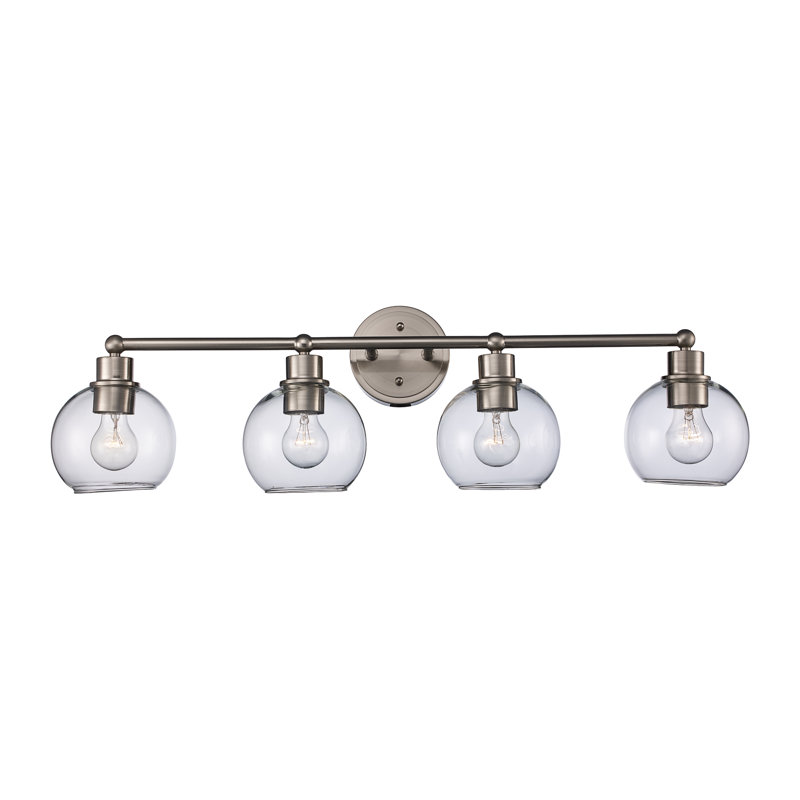 Lochleven 4 - Light Dimmable Chandelier, Brushed Nickel