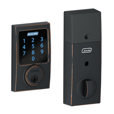Schlage Connect Z-Wave Plus Smart Deadbolt with Century Trim