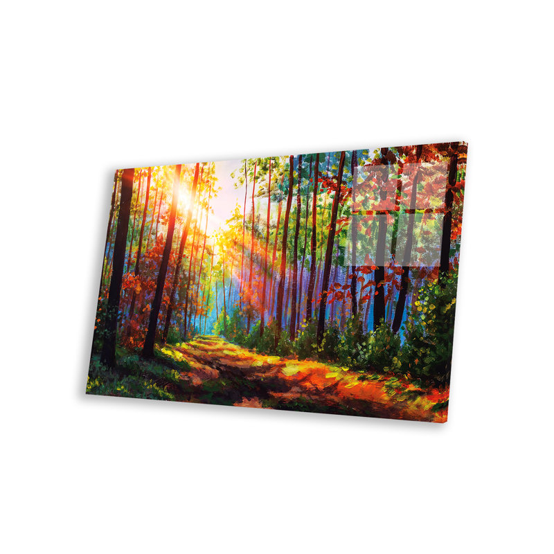 Incroyable forêt d'automne au soleil du matin par Valery Rybakow