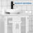23.5'' W x 23.5'' H x 11.75'' D Free-Standing Bathroom Cabinet,Pedestal Under Sink Bathroom Cupboard with  Adjustable Shelves-370337683