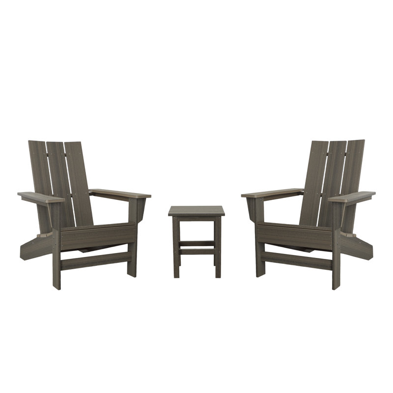 Ensemble de chaises Aria Adirondack - gris bord de mer
