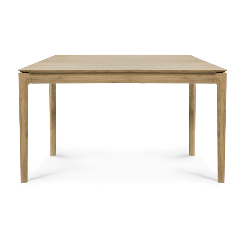 Bok Solid Wood Dining Table, 30"H x 55.5"L x 31.5"W, Brown