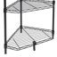 6-Tier Triangle Corner Wire Shelving, Black-1715531180