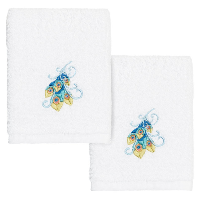 100% Turkish Cotton Washcloth, White