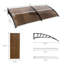 Auvent de porte pour auvent-126028284-126028283