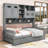 Daybed with Trundle, Shelves and All-in-One Cabinet-991198442-991198443