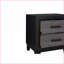 Urban Farmhouse 2-Drawer Rustic Gray Nightstand