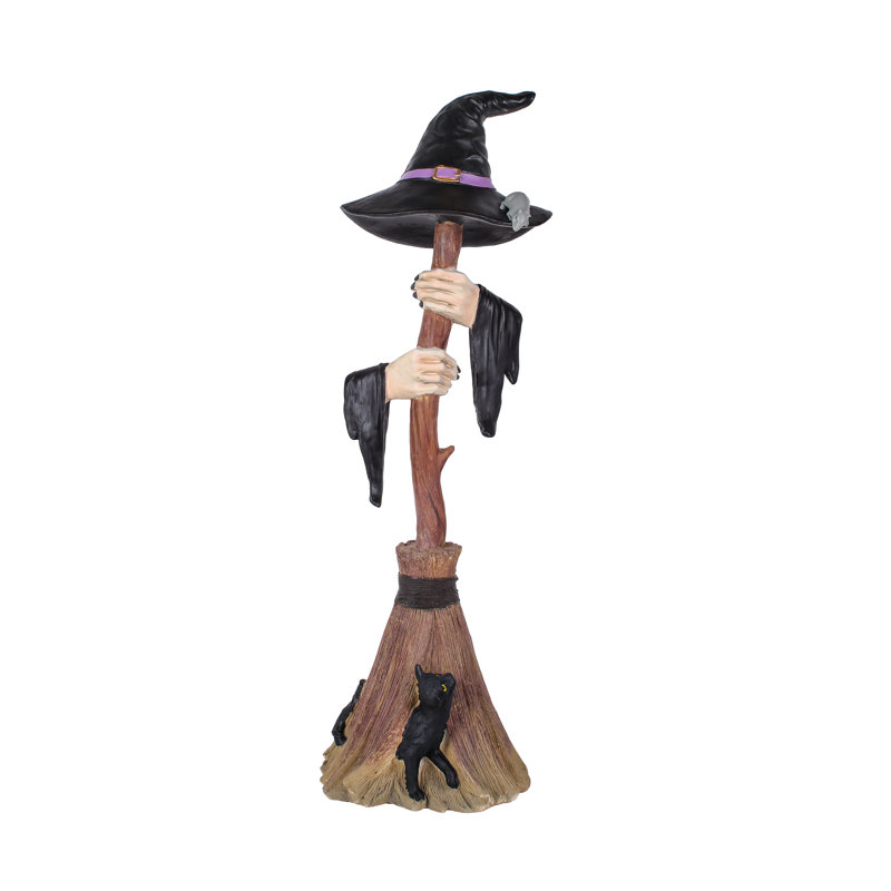 Balai de sorcière d'Halloween 48 po The Holiday Aisle®