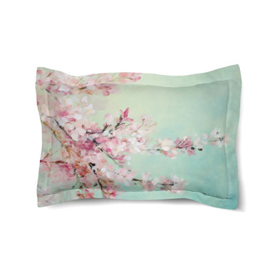Laural Home Cherry Blossoms Standard Duvet Sham
