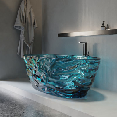 Baignoire de trempage autoportante 65,7 po