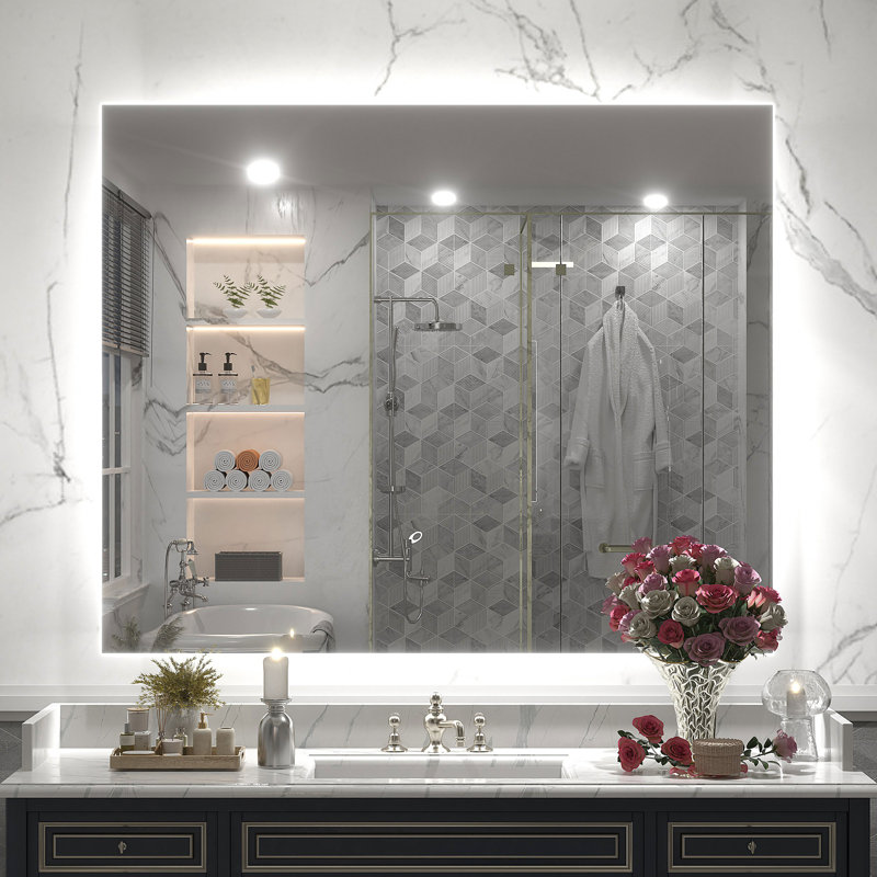 Miroir de salle de bain , 44 po x 36 po