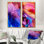 Ensemble de 2 reproductions d'art sur toile - Elegance of liquide Art X III