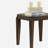 Walnut End Table with Tapered Leg