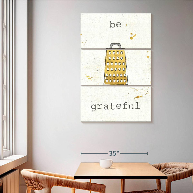 Tergel Cuisine Cuties Be Grateful, 65" H x 42" W