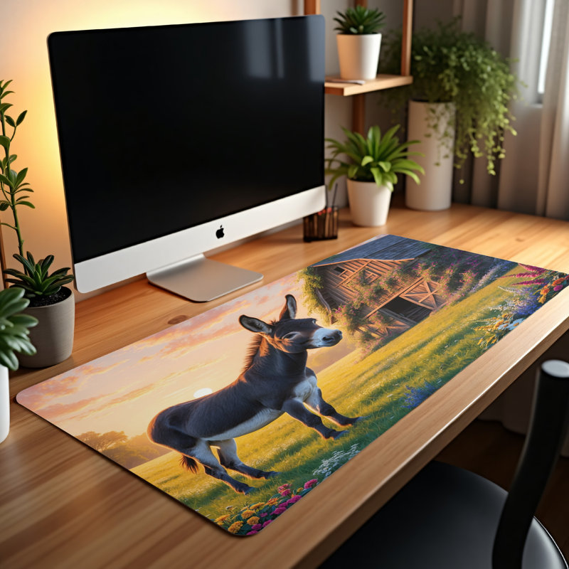 Polyester Desk Pad, 14.4x12.1