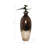 Modern Glass Vase with Sculptural Aluminum Accent, Decorative Metal and Glass Transitional Style Vessel for Contemporary Interiors-68569401