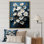 Dogwood Blossoms In Gray Tones II sur toile