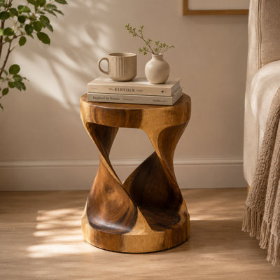 Burruss Solid Wood End Table