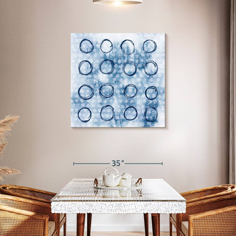 Blue Eclipse III, 36" H x 36" W