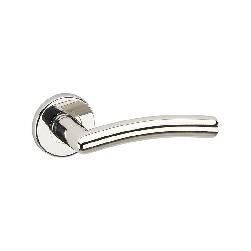 Door Handle, Polished Nickel