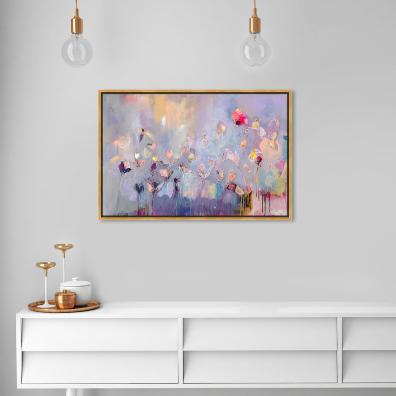 Infiniment divin par Michaela Nessim - impression sur toile tendue, H 24 po x l 36 po, Encadrement doré