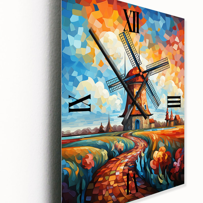Horloge murale Neo-Fauvist, Grand