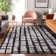 Premium Machine Washable Prisco Black Rug