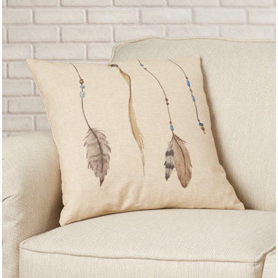 Feather Throw Pillow
